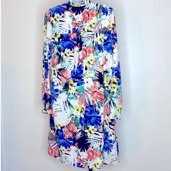 Forever 21 Blue and Pink Cardigan Sweater - Picture 2 of 3